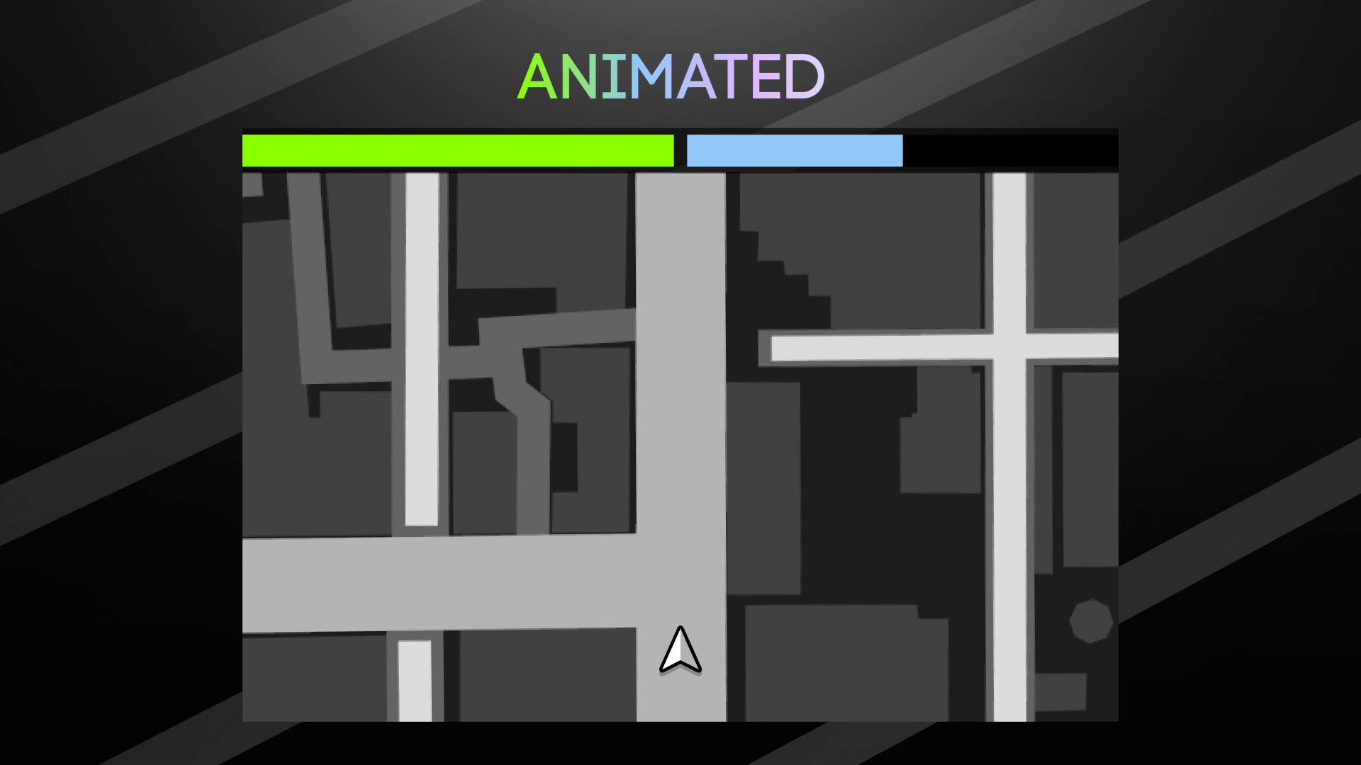 Minimap | Green Blue Gradient • 🖥️ Interface • 🧭 Minimap design — GTA 5 RP Redux