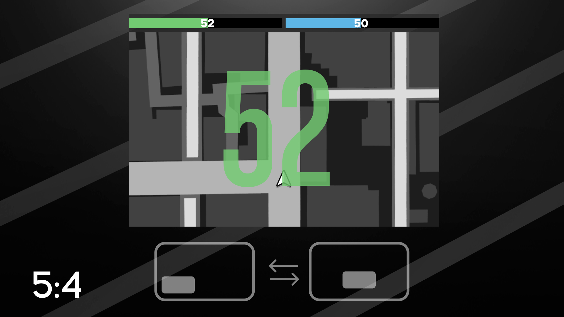 Minimap | Click to center Green Blue — 5:4 • 🖥️ Interface • 🧭 Minimap design — GTA 5 RP Redux