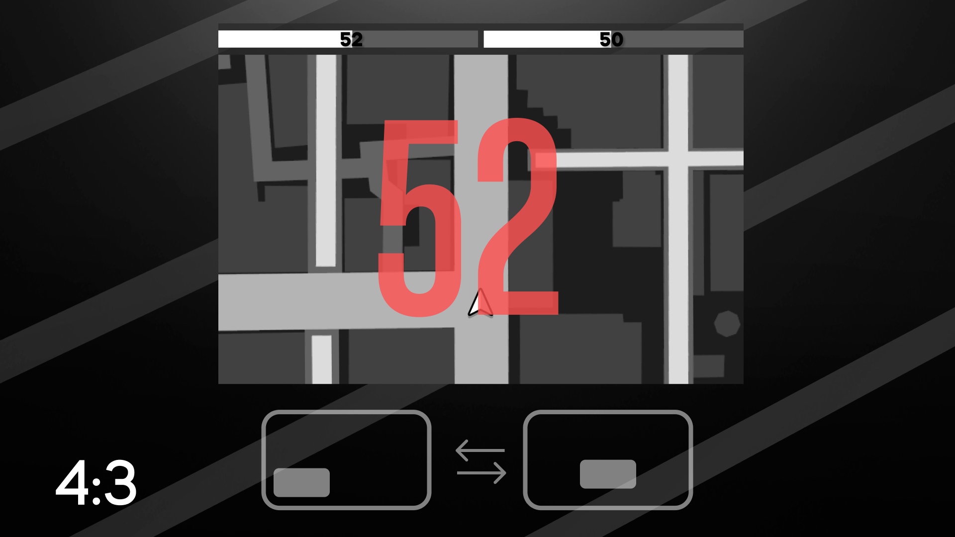 Minimap | Click to center White — 4:3 • 🖥️ Interface • 🧭 Minimap design — GTA 5 RP Redux