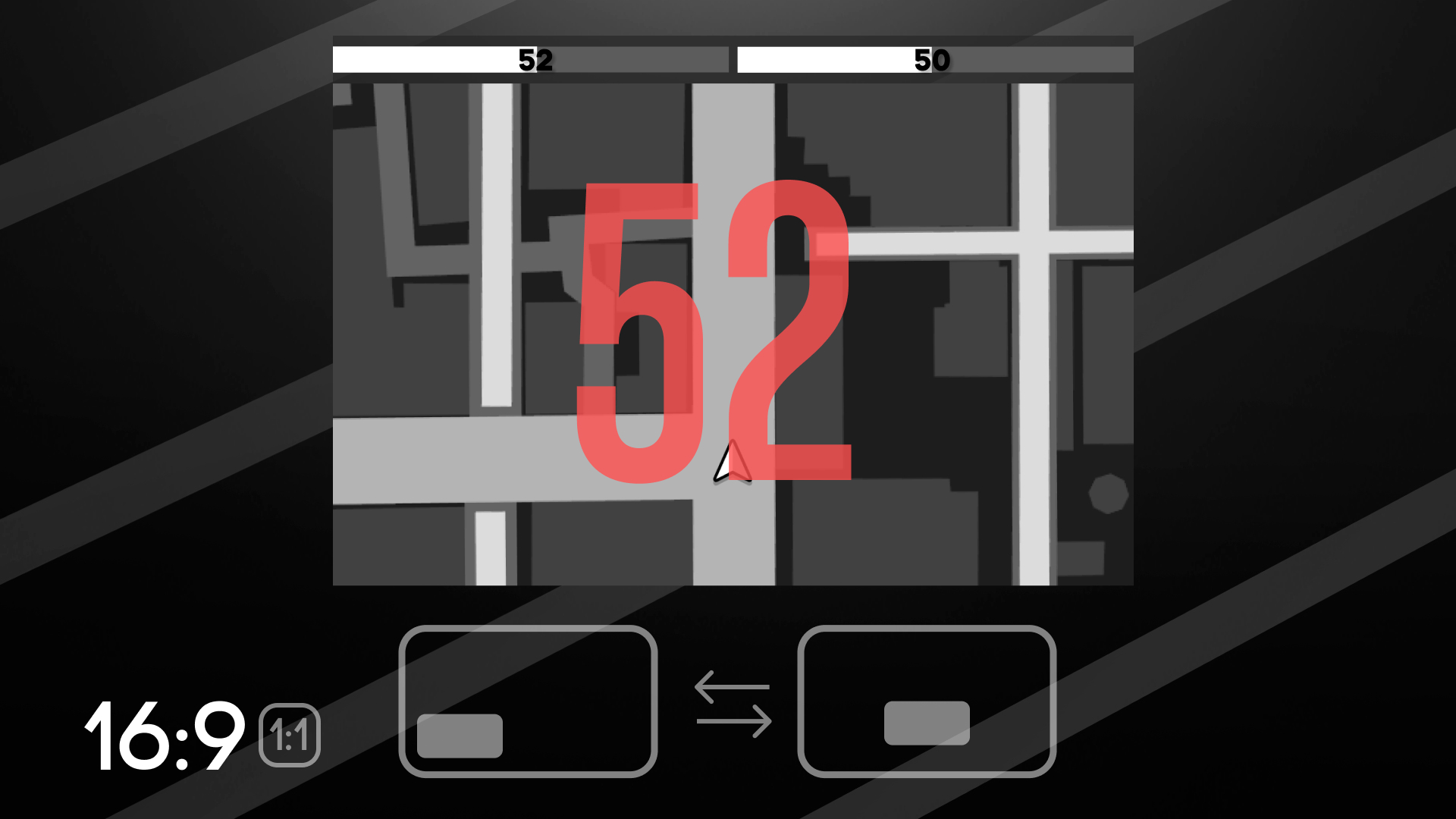 Minimap | Click to center White — 16:9 • 🖥️ Interface • 🧭 Minimap design — GTA 5 RP Redux