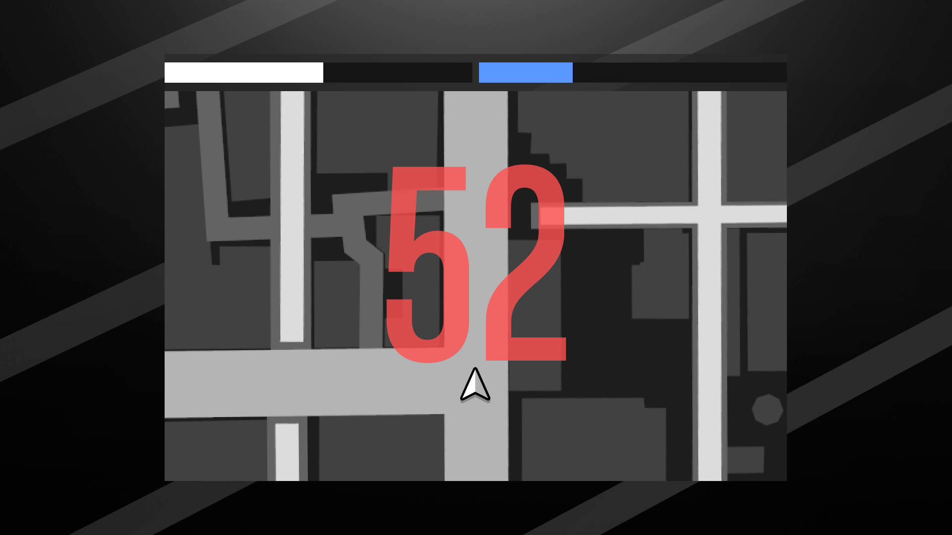 Minimap | Hit indicator Top White Blue • 🖥️ Interface • 🧭 Minimap design — GTA 5 RP Redux