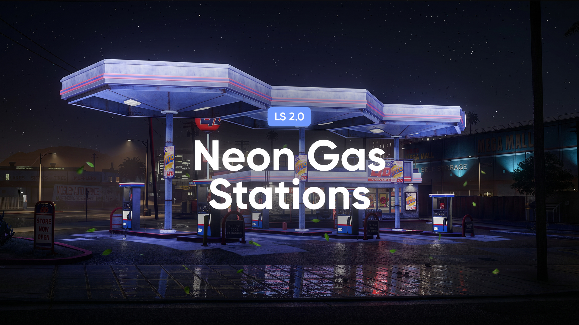 LS 2.0 – Neon Gas Stations • ⚙️ Improvements • ⛽ Gas Stations — GTA 5 RP Redux