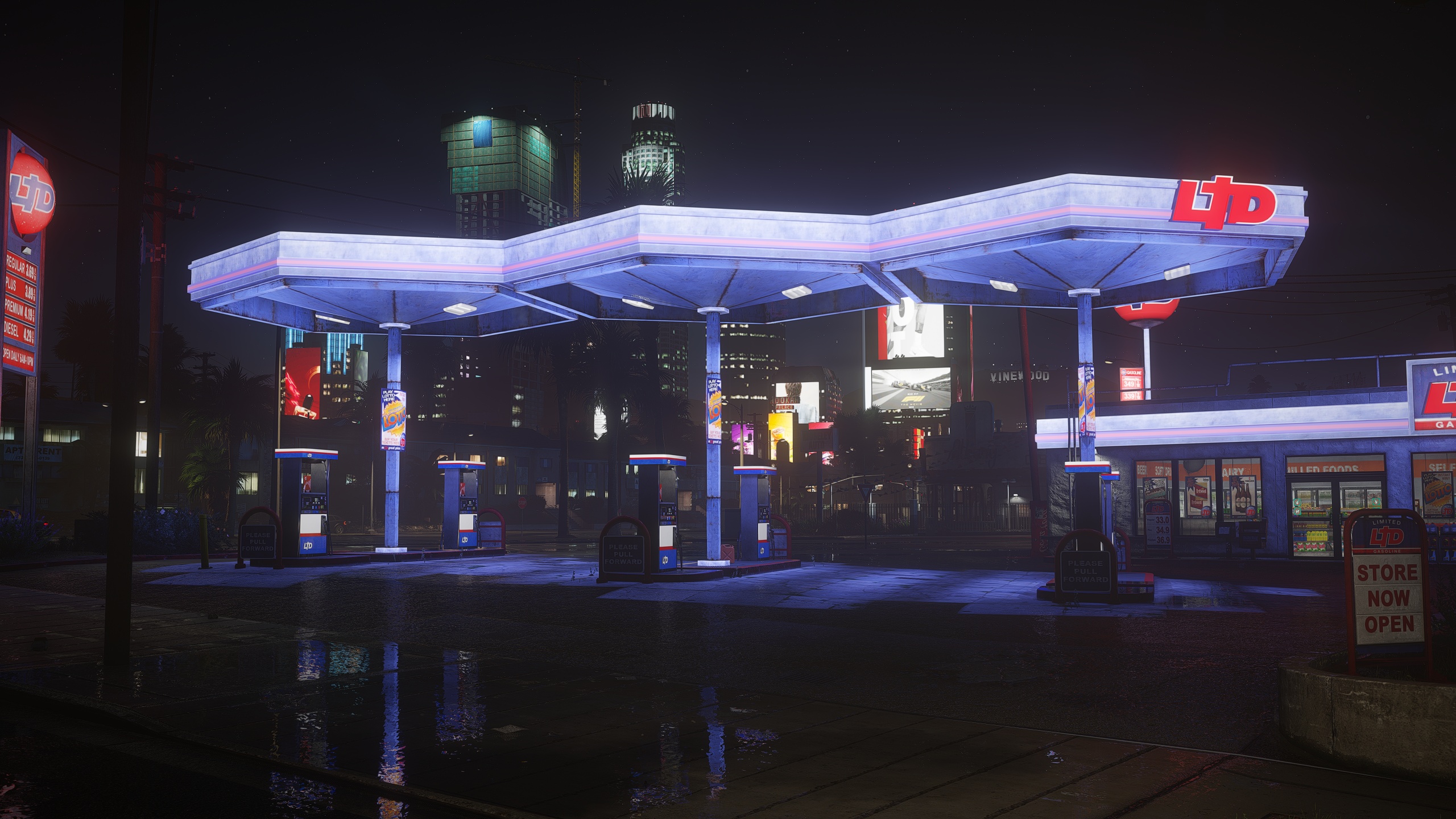 LS 2.0 – Neon Gas Stations • ⚙️ Improvements • ⛽ Gas Stations — GTA 5 RP Redux