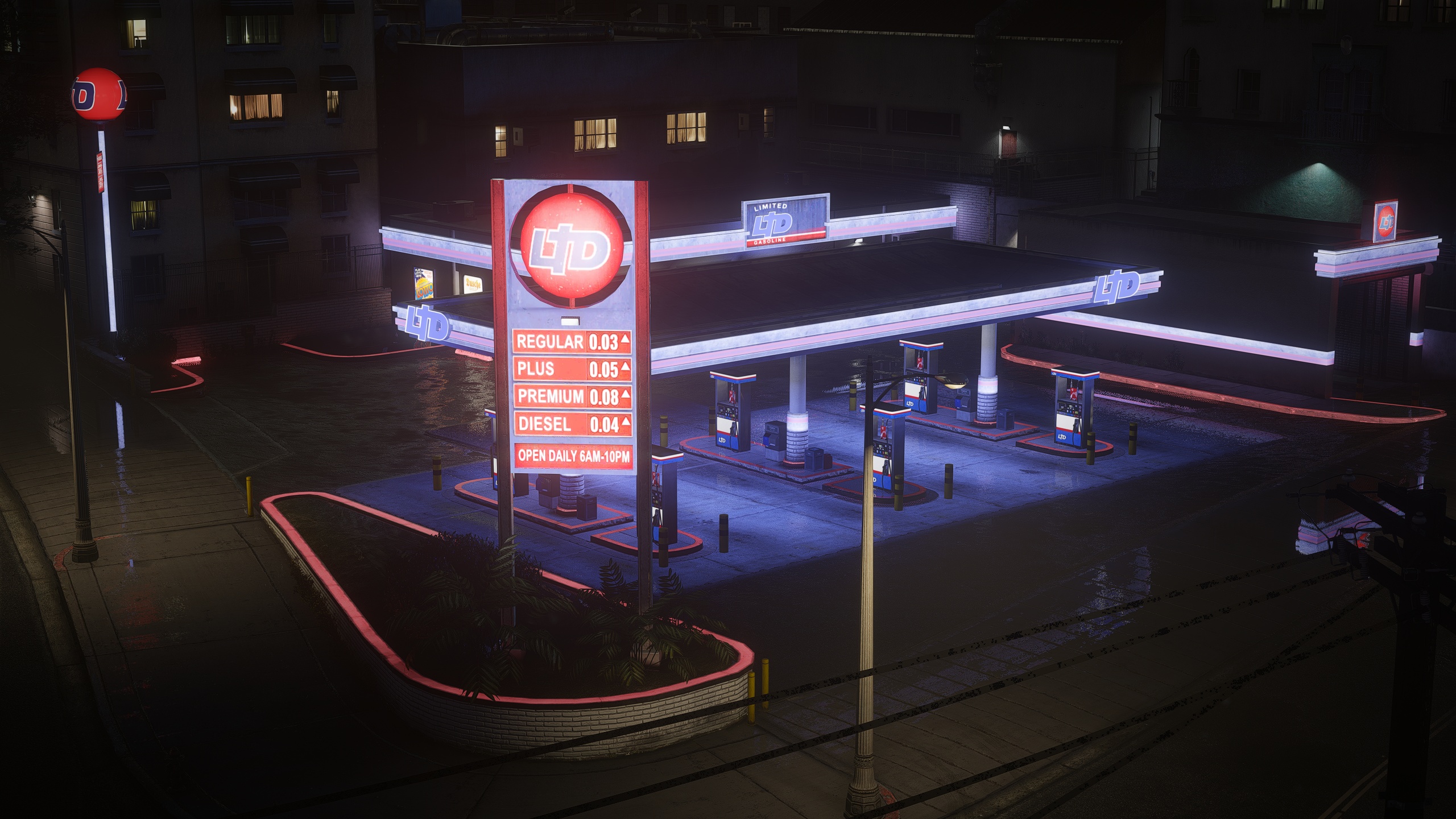 LS 2.0 – Neon Gas Stations • ⚙️ Improvements • ⛽ Gas Stations — GTA 5 RP Redux
