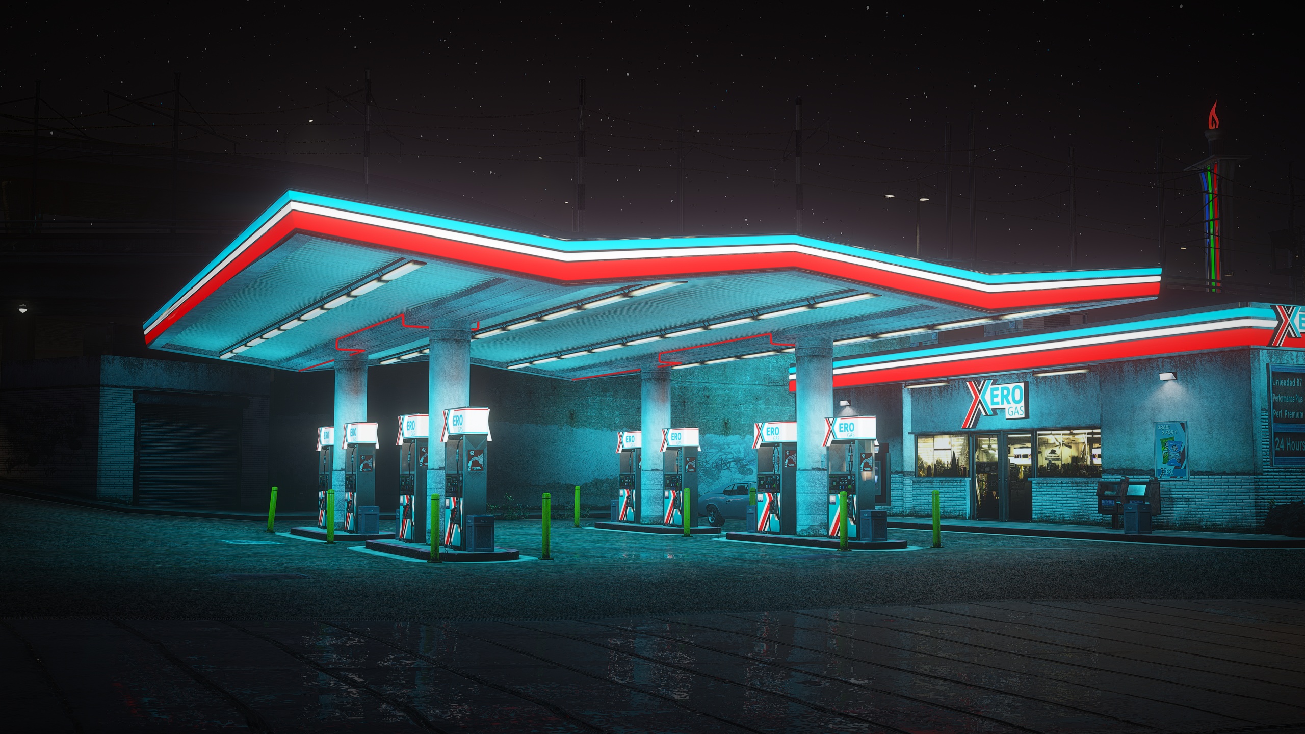 LS 2.0 – Neon Gas Stations • ⚙️ Improvements • ⛽ Gas Stations — GTA 5 RP Redux