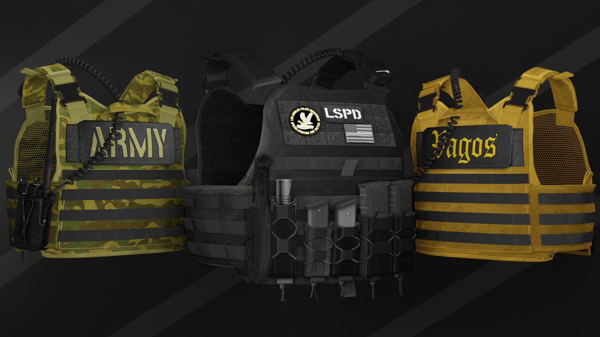 Jpc Graphics Mod JPC Vest for GTA 5 RP • 👕 Clothing • 🦺 Body Armor • Download Redux