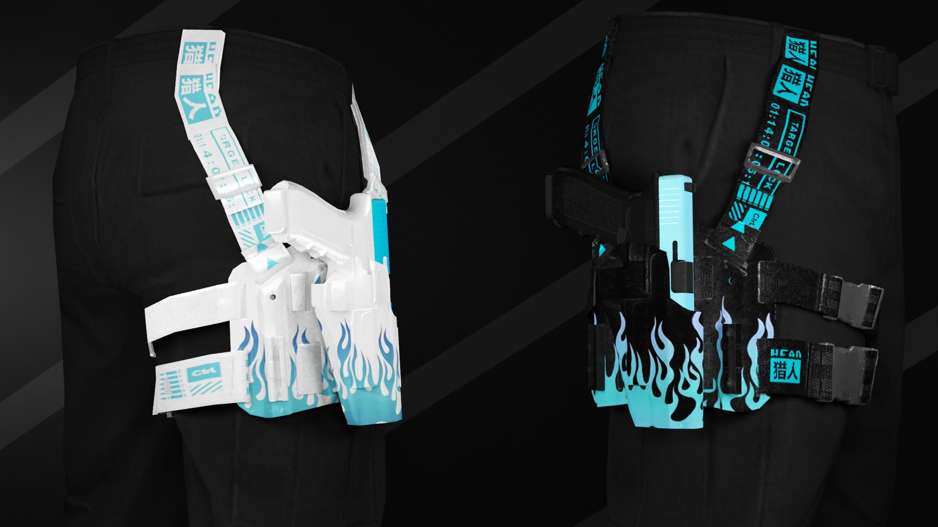 Holster | Blue Flame  • 👕 Clothing • 📿 Chain — GTA 5 RP Redux