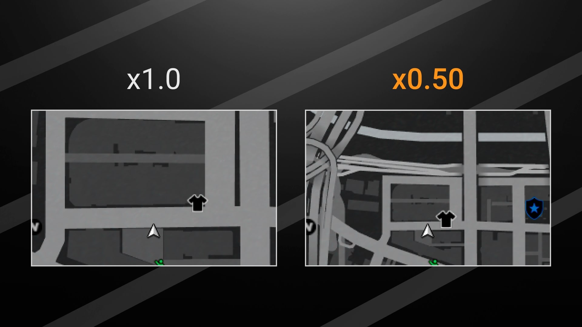Map scale - x0.50 • 🖥️ Interface • 🔎 Minimap Zoom — GTA 5 RP Redux