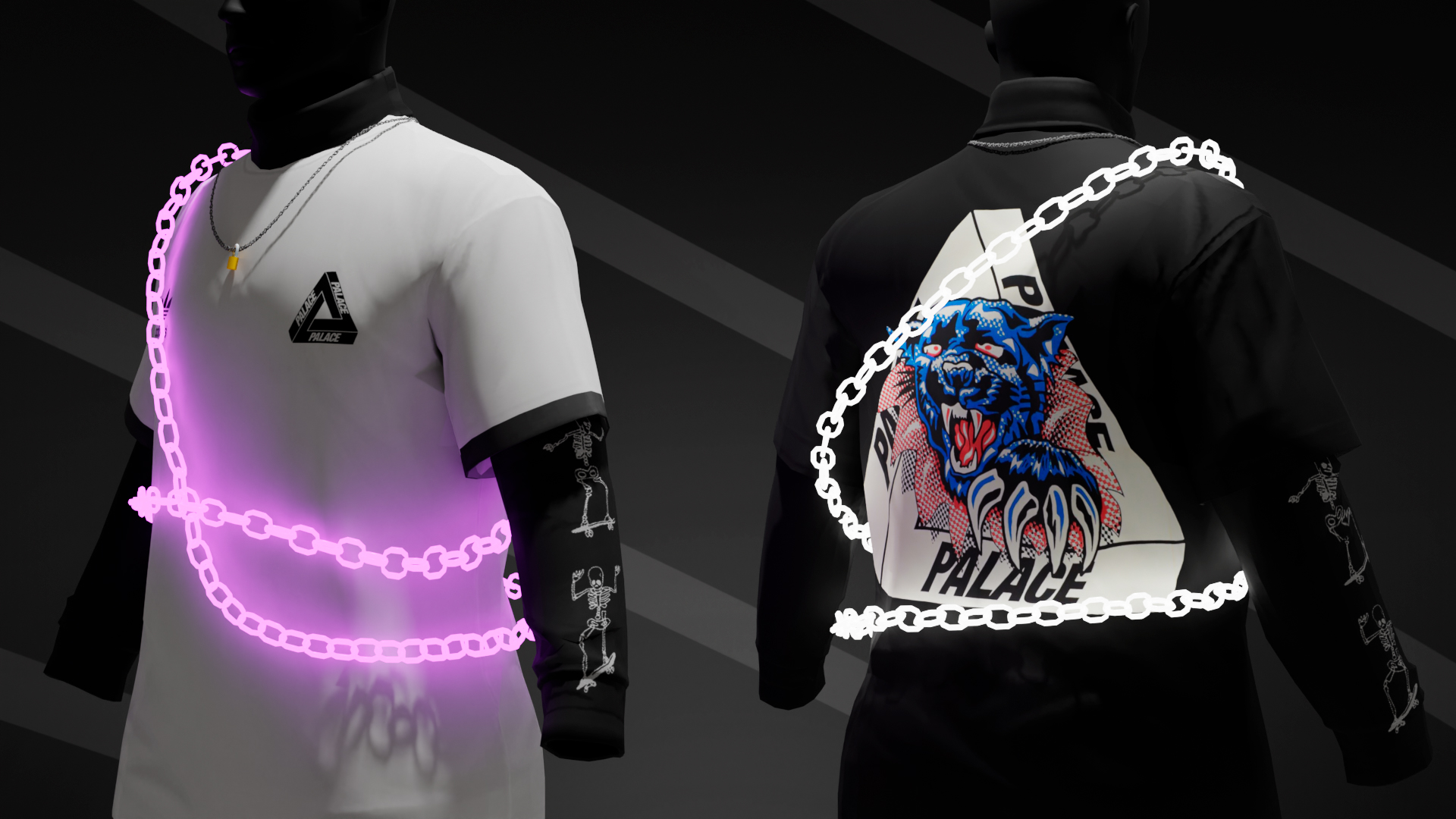 Chain around the character  • 👕 Clothing • 📿 Chain — GTA 5 RP Redux